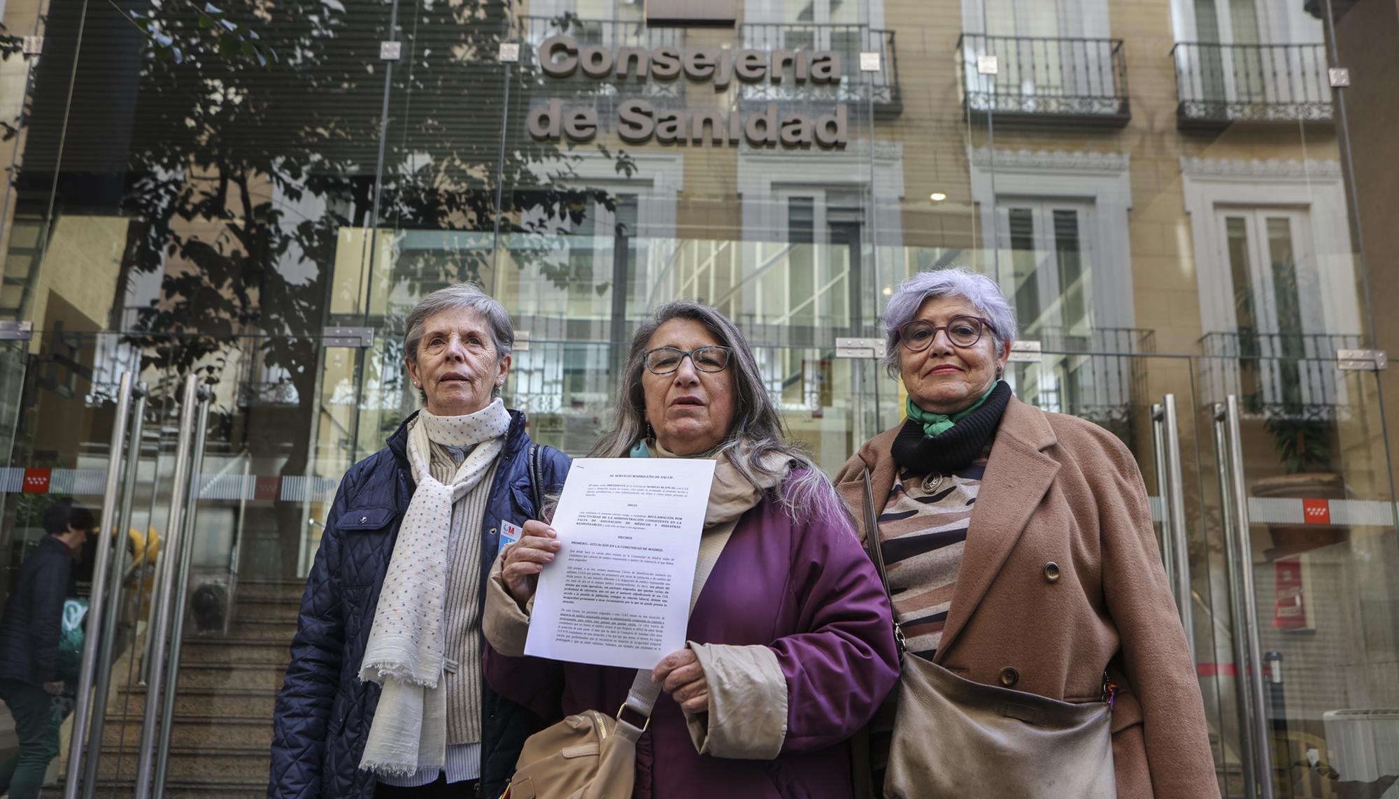 Reclamación Consejería de Sanidad médicos